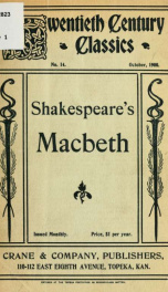 Shakespeare's Macbeth : with an introduction and notes_cover