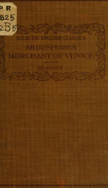 Shakespeare's Merchant of Venice_cover