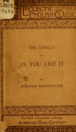 The comedy of As you like it_cover