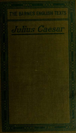 The tragedy of Julius Caesar_cover
