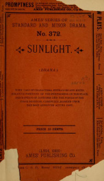Sunlight; or, The diamond king .._cover