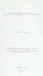 Hydraulic measurements, data analysis, and rational design procedures for residential tidal canal networks_cover