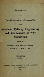 Proceedings of the annual convention 12 part 2 (1911)_cover