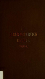 Elder-moderatorship : a discussion of the elder-moderator overtures_cover