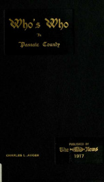 Who's Who In Passaic County_cover