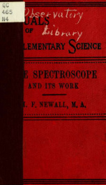 The spectroscope and its work_cover