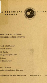 Chronological catalog of reported lunar events_cover