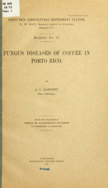Fungus diseases of coffee in Porto Rico_cover