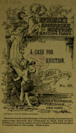 A case for eviction. A comedietta in one act_cover