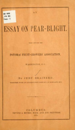 An essay on pear-blight_cover