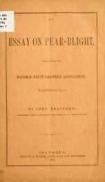 An essay on pear-blight_cover