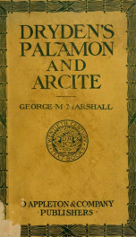 Dryden's Palamon and Arcite;_cover