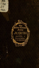 Judith, an old English epic fragment_cover