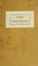 Homage to Robert Browning_cover