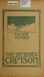 The Crimson 1, Dec. 1915_cover