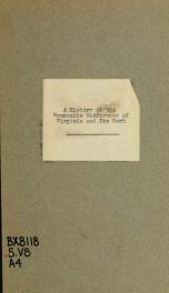 A history of the Mennonite conference of Virginia and its work : with a brief biographical sketch of its founders and organizers_cover