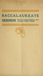 Baccalaureate sermon_cover