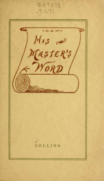 His Master's word_cover