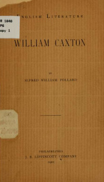 English literature. William Caxton;_cover