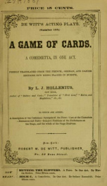 a game of cards .._cover