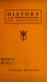 History of the Women's missionary association of the United Brethren in Christ_cover