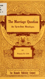 The marriage question .._cover