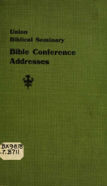 Bible conference addresses_cover