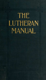 The Lutheran manual_cover