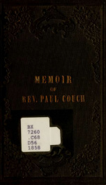 A brief memoir of Rev. Paul Couch: an unusual sufferer_cover