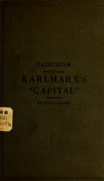 Catechism of Karl Marx's "Capital;"_cover