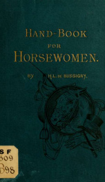 Hand-book for horsewomen_cover