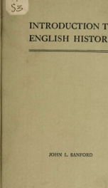 Introduction to English history_cover