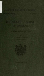 The state reserves of Maryland. "A playground for the public."_cover