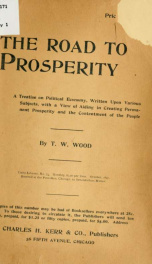 The road to prosperity; a treatise on political economy_cover