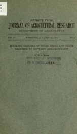 Seedling diseases of sugar beets and their relation to root-rot and crown-rot_cover