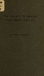 The fallacy of danger from great wealth_cover