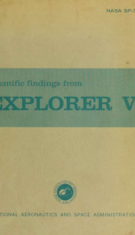 Scientific findings from Explorer VI_cover