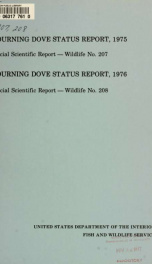 Special scientific report--wildlife 207-208_cover