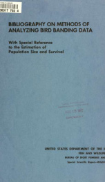 Special scientific report--wildlife 156_cover