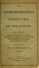 The psycho-physiological sciences, and their assailants_cover