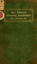 1896-1911, February 19th; our fifteenth wedding anniversary_cover