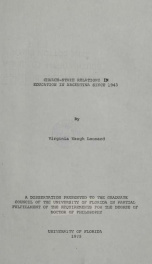 Church-state relations in education in Argentina since 1943_cover