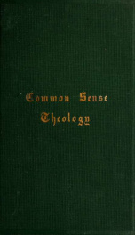 Common sense theology;_cover