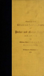 Gleanings from colonial and American records of Parker and Morse families, A. D. 1585-1915_cover