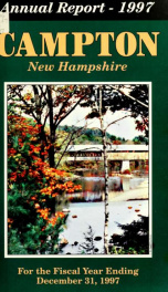 Annual report Town of Campton, N.H. 1997_cover