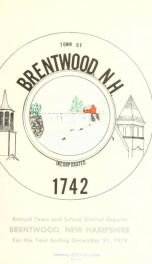 Annual reports of the Town of Brentwood, New Hampshire 1979_cover