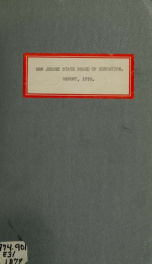 Annual report of the New Jersey State Board of Education 1879_cover