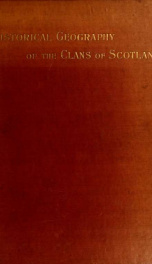 Historical geography of the clans of Scotland_cover