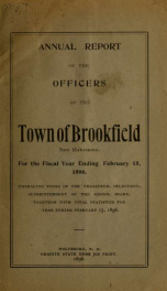 Annual reports of the Town of Brookfield, New Hampshire 1896_cover