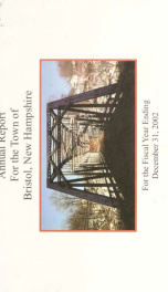 Annual reports for the Town of Bristol, New Hampshire 2002_cover